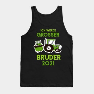 Großer Bruder 2021 Traktor und Baby Tank Top